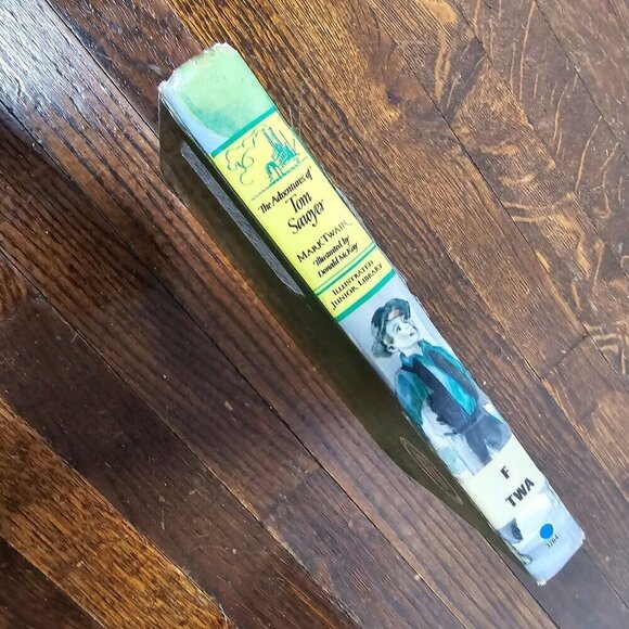 Vintage 1946 The Adventures of Tom Sawyer Hard Cover Book by Mark Twain - Picture 7 of 16